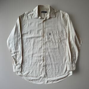Barbour Shirt Large Multicolor Striped Casual Button Up New York Minimalist
